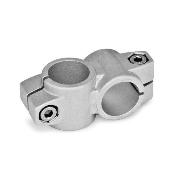 GN132-B1.00-B1.00-40-2-BL 2-Way Connector Clamp, J.W. Winco, Mfr#: 132-B1.00-B1.00-40-2-BL